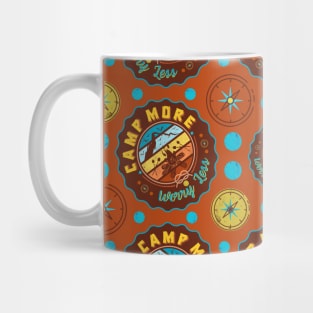 Camp More Worry Less Positive Affirmation Mug